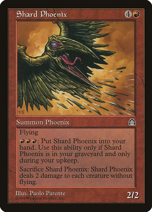 Shard Phoenix - Stronghold Rare Card