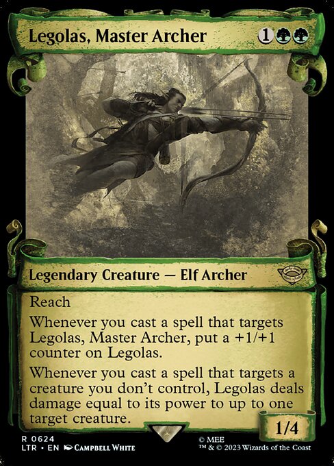 Legolas, Master Archer - The Lord of the Rings: Tales of Middle-earth Rare Card