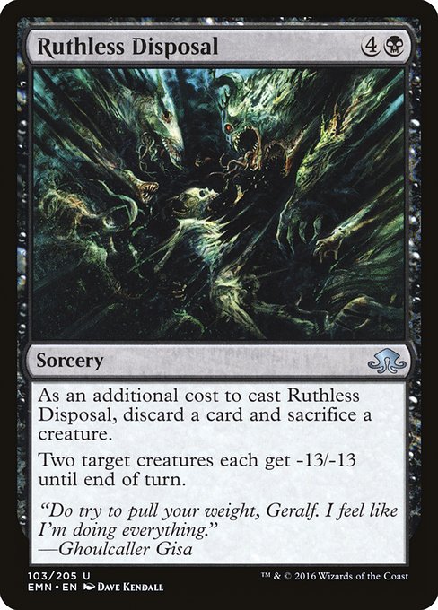 Ruthless Disposal - Eldritch Moon Uncommon Card
