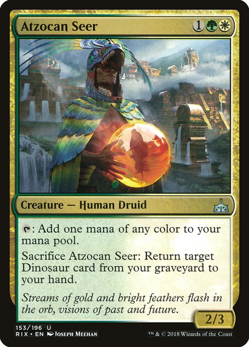Atzocan Seer - Rivals of Ixalan Uncommon Card