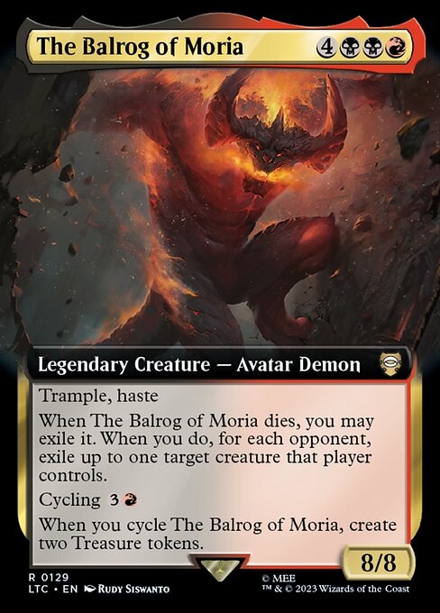 The Balrog of Moria - Tales of Middle-earth Commander Rare Card