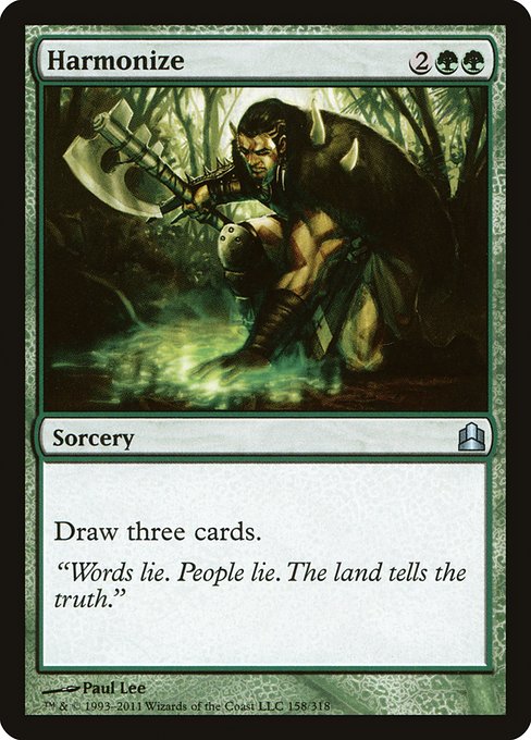 Harmonize - Commander 2011 Uncommon Card