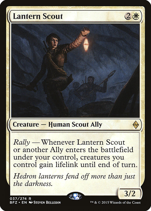 Lantern Scout - Battle for Zendikar Rare Card