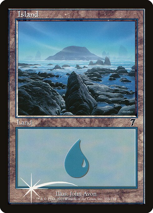 Island - Seventh Edition Common Card