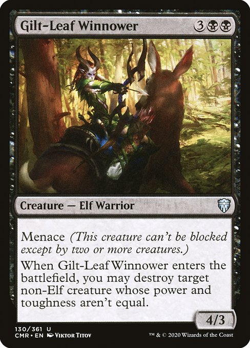 Gilt-Leaf Winnower - Commander Legends Uncommon Card