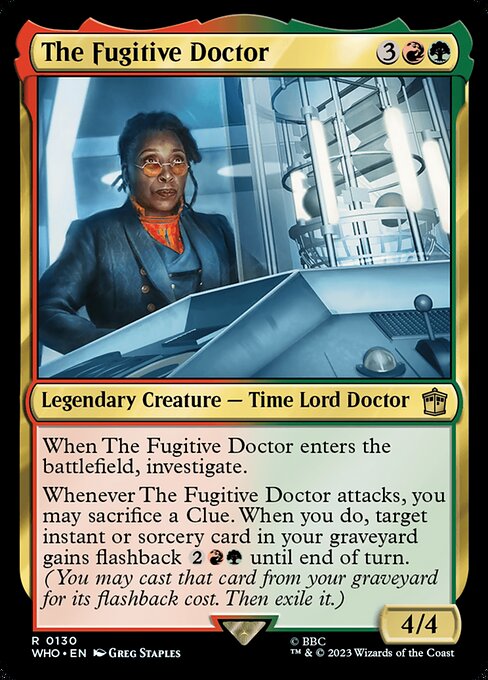 The Fugitive Doctor - Doctor Who Rare Card