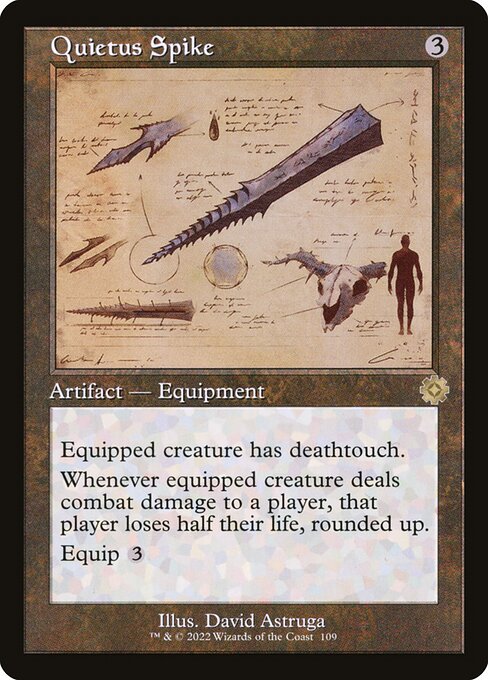 Quietus Spike - The Brothers' War Retro Artifacts Rare Card