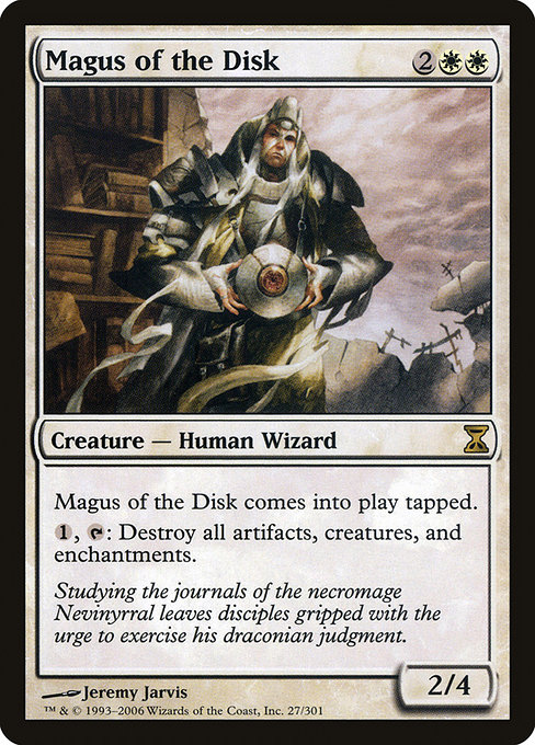 Magus of the Disk - Time Spiral Rare Card