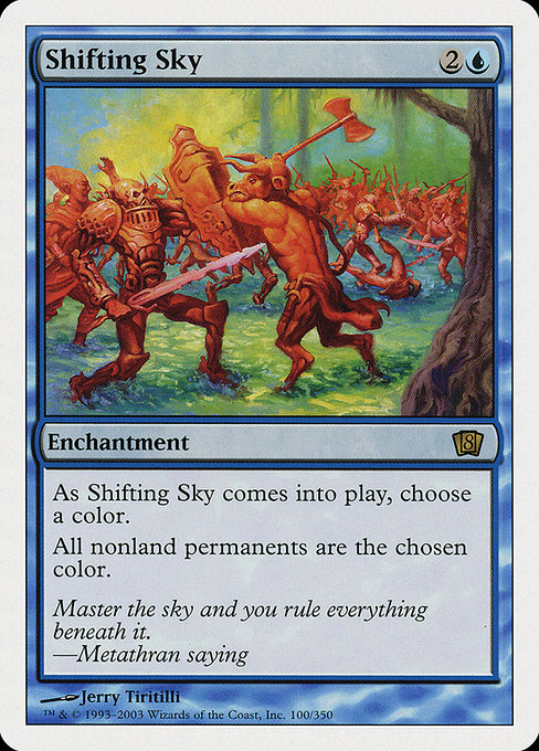 Shifting Sky - Eighth Edition Rare Card