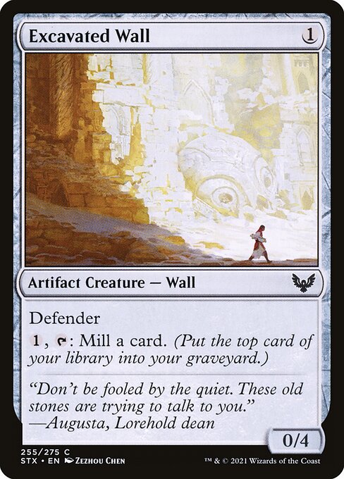 Excavated Wall - Strixhaven: School of Mages Common Card