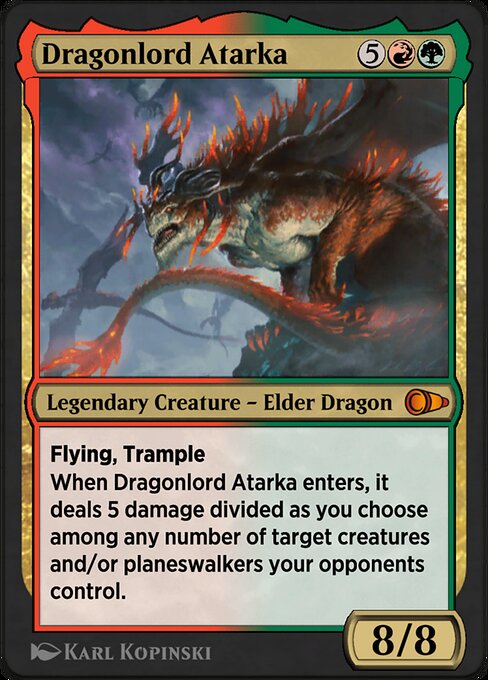 Dragonlord Atarka - Pioneer Masters Mythic Card