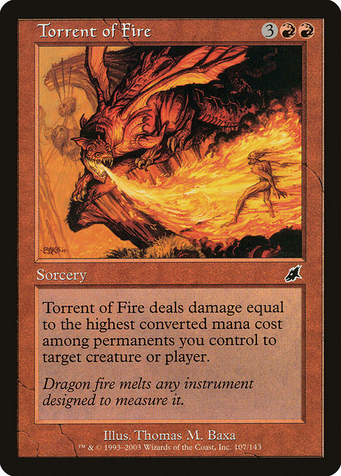Torrent of Fire - Scourge Common Card