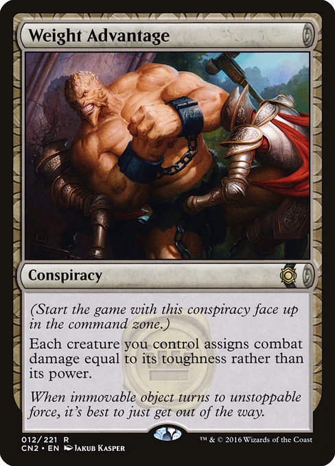 Weight Advantage - Conspiracy: Take the Crown Rare Card