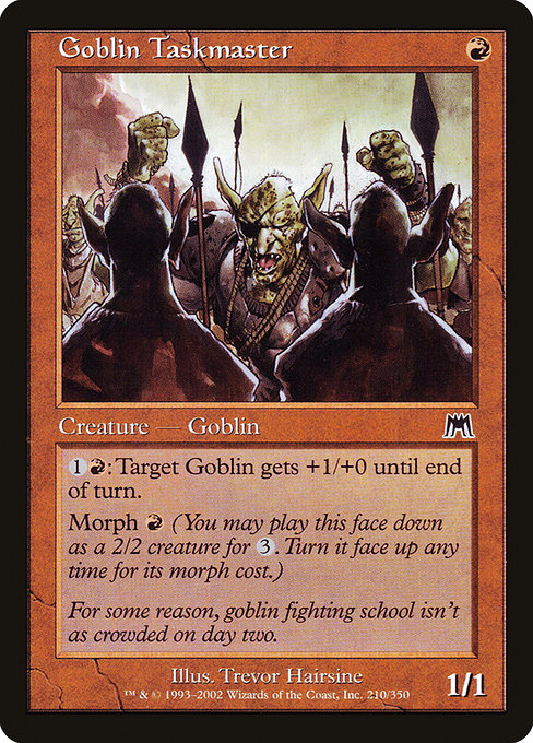Goblin Taskmaster - Onslaught Common Card