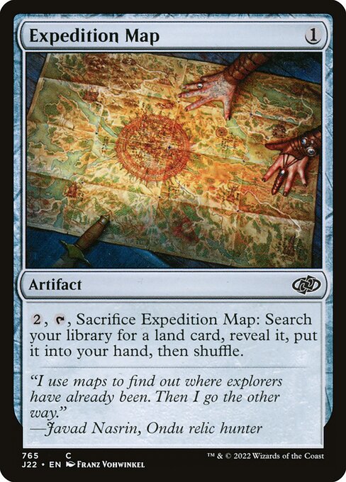 Expedition Map - Jumpstart 2022 Common Card