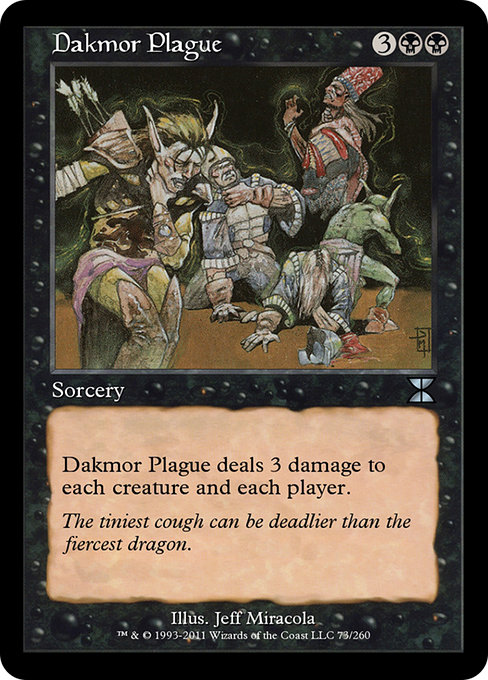 Dakmor Plague - Masters Edition IV Uncommon Card