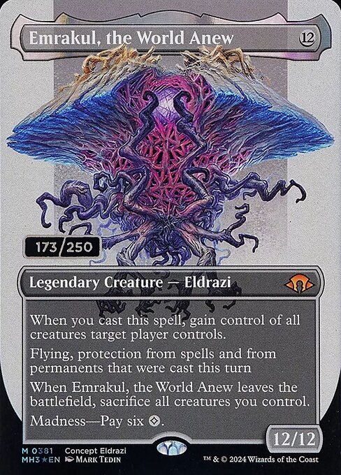 Emrakul, the World Anew - Modern Horizons 3 Mythic Card