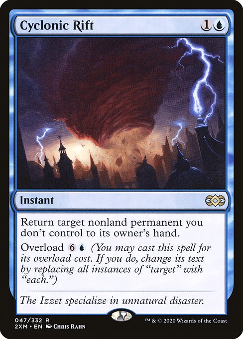 Cyclonic Rift - Double Masters Rare Card