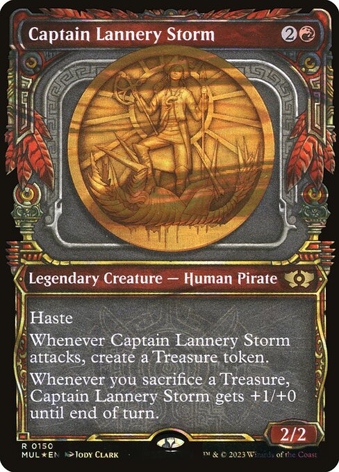 Captain Lannery Storm - Multiverse Legends Rare Card