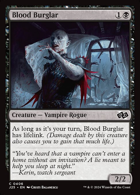 Blood Burglar - Foundations Jumpstart Common Card