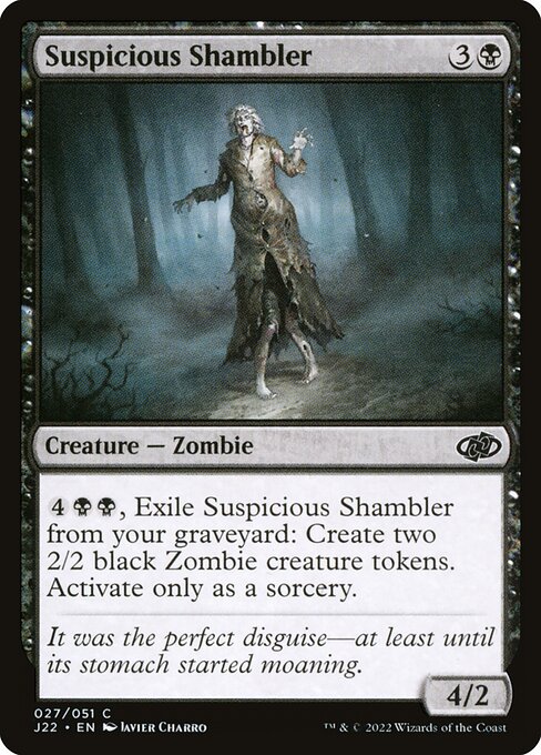 Suspicious Shambler - Jumpstart 2022 Common Card