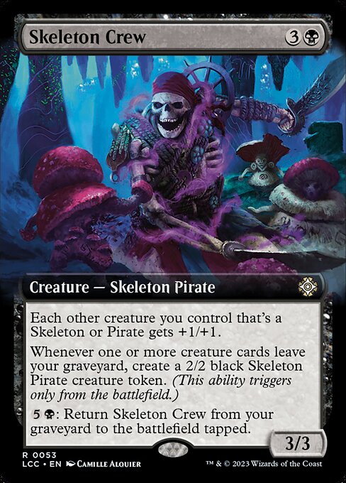 Skeleton Crew - The Lost Caverns of Ixalan Commander Rare Card
