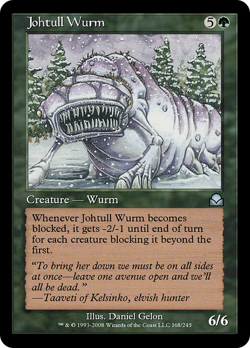 Johtull Wurm - Masters Edition II Uncommon Card