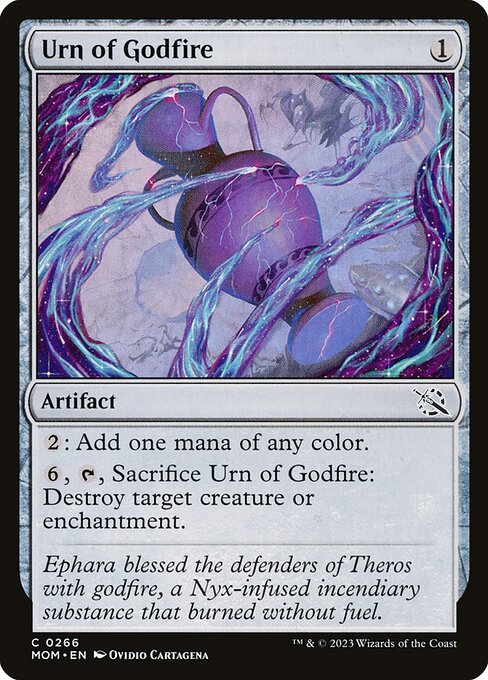Urn of Godfire - March of the Machine Common Card