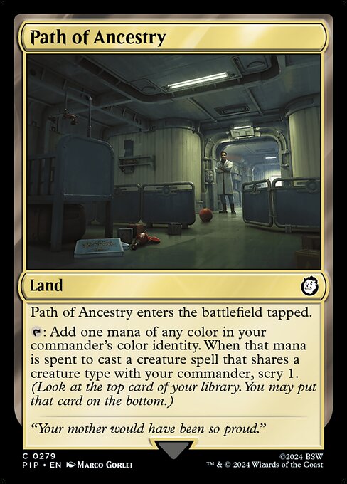 Path of Ancestry - Fallout Common Card