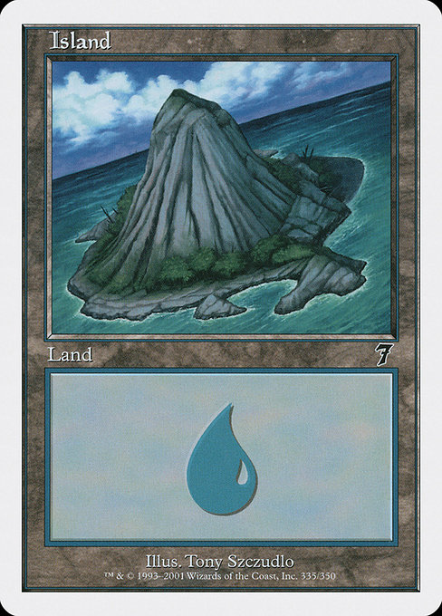 Island - Seventh Edition Common Card