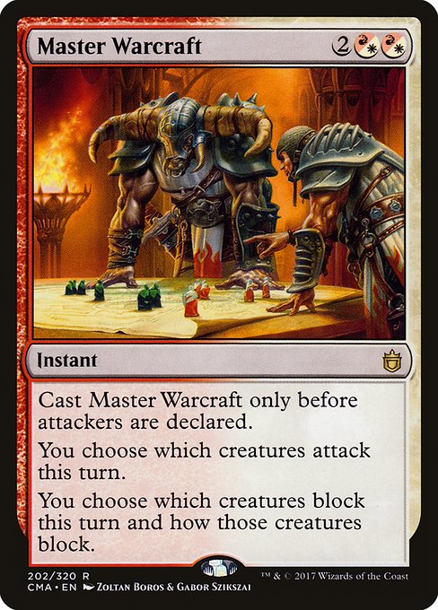 Master Warcraft - Commander Anthology Rare Card