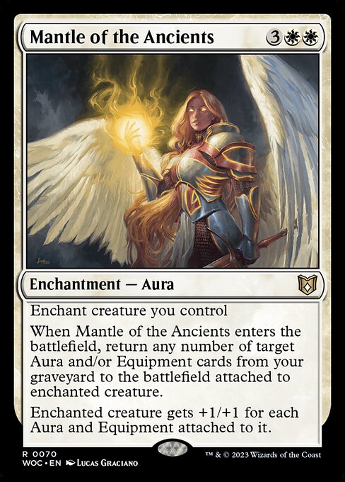 Mantle of the Ancients - Wilds of Eldraine Commander Rare Card