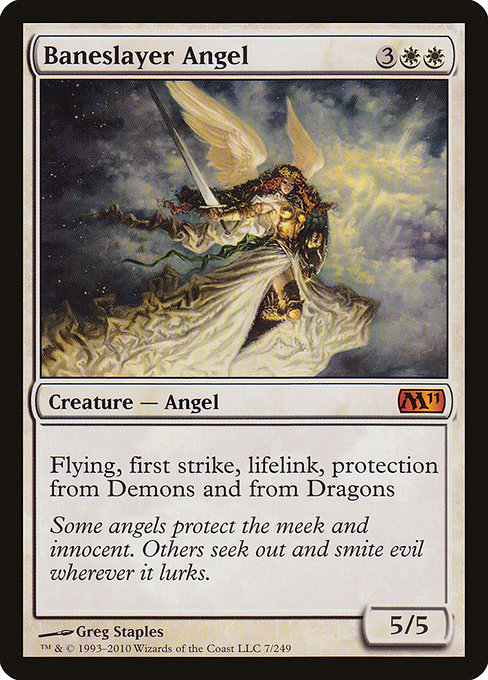 Baneslayer Angel - Magic 2011 Mythic Card