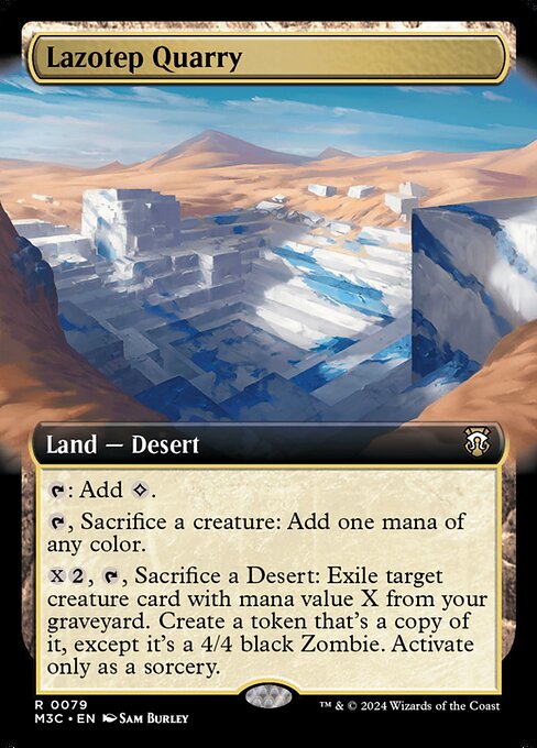Lazotep Quarry - Modern Horizons 3 Commander Rare Card