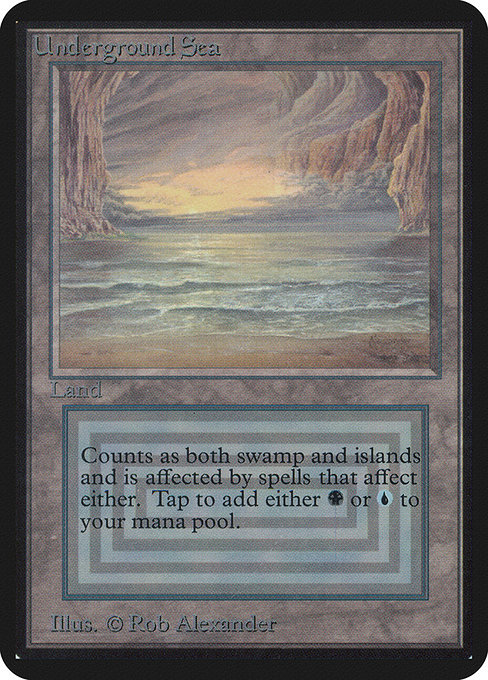 Underground Sea - Limited Edition Alpha Rare Card