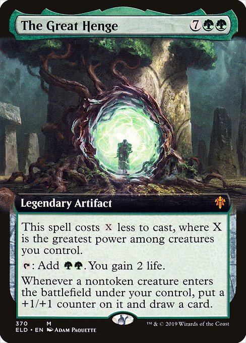 The Great Henge - Throne of Eldraine Mythic Card