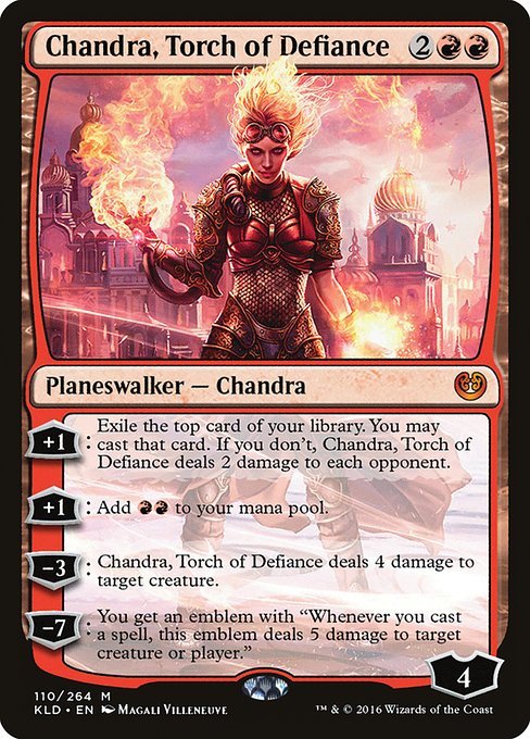Chandra, Torch of Defiance - Kaladesh Mythic Card
