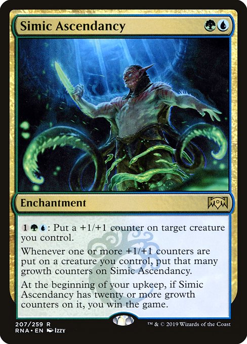 Simic Ascendancy - Ravnica Allegiance Rare Card