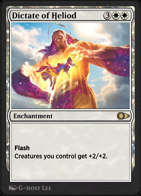 Dictate of Heliod - Pioneer Masters Rare Card
