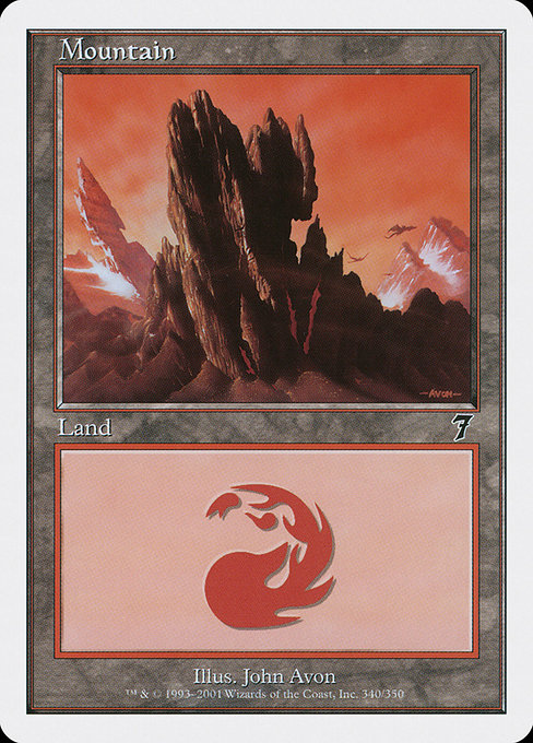 Mountain - Seventh Edition Common Card