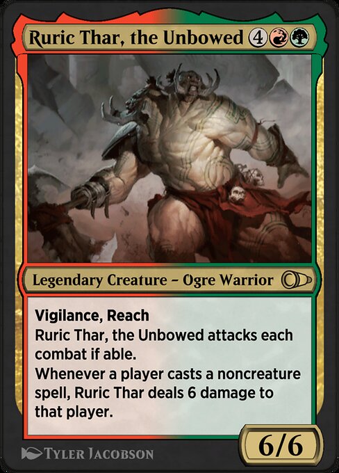 Ruric Thar, the Unbowed - Pioneer Masters Rare Card
