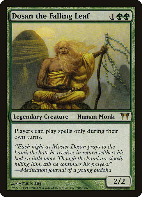 Dosan the Falling Leaf - Champions of Kamigawa Rare Card