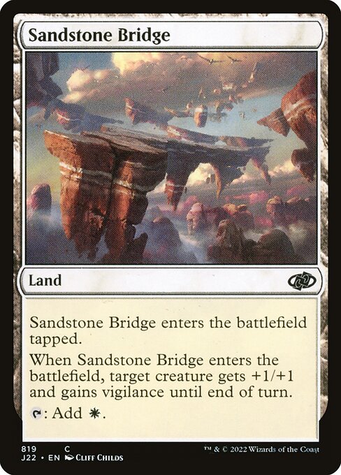 Sandstone Bridge - Jumpstart 2022 Common Card