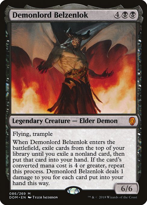 Demonlord Belzenlok - Dominaria Mythic Card