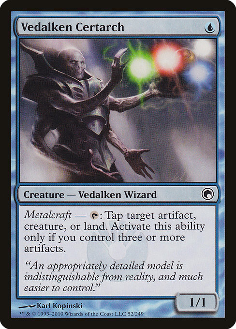 Vedalken Certarch - Scars of Mirrodin Common Card