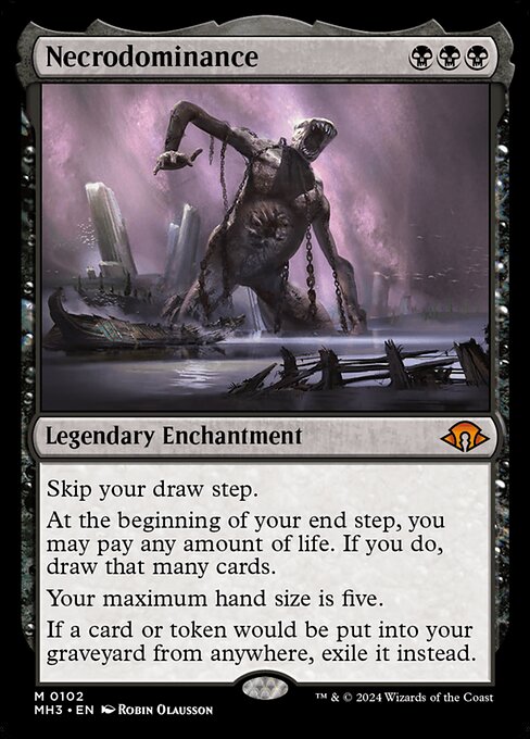 Necrodominance - Modern Horizons 3 Mythic Card