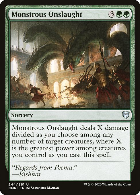 Monstrous Onslaught - Commander Legends Uncommon Card