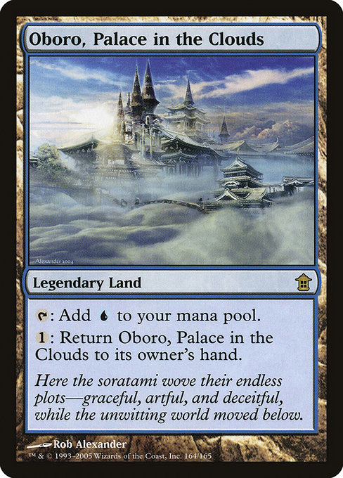 Oboro, Palace in the Clouds - Saviors of Kamigawa Rare Card