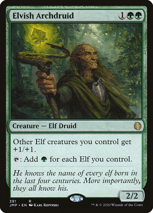 Elvish Archdruid - Jumpstart Rare Card