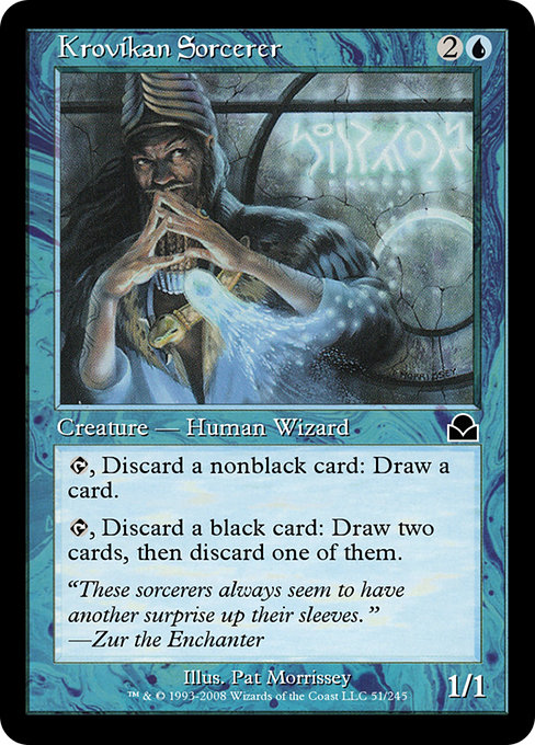 Krovikan Sorcerer - Masters Edition II Common Card